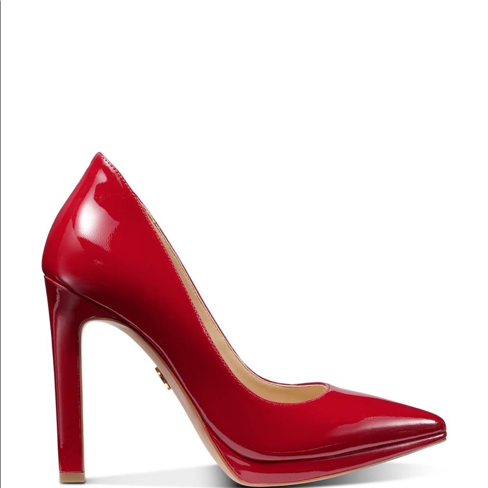 Michael Kors Brielle Pump Patent Scarlet